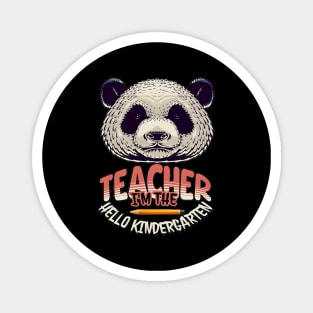 I'm The Teacher Hello Kindergarten, Back to School, Happy Teacher Day Gift, Teacher Appreciation, Teach,Teacher Gift, Back To School Gift Magnet